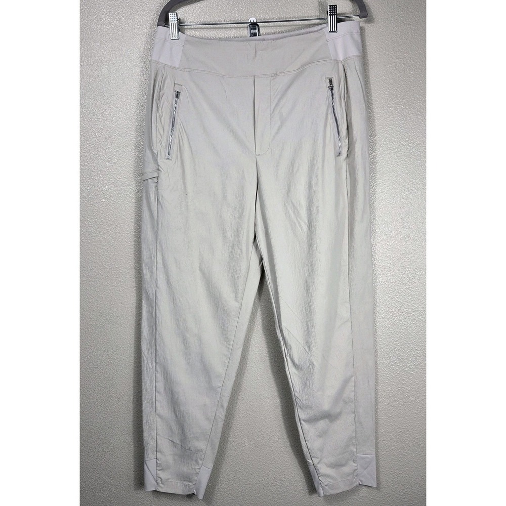Athleta Brooklyn Ankle Pant Light Beige‎ Travel Jogger Pants Women's 12